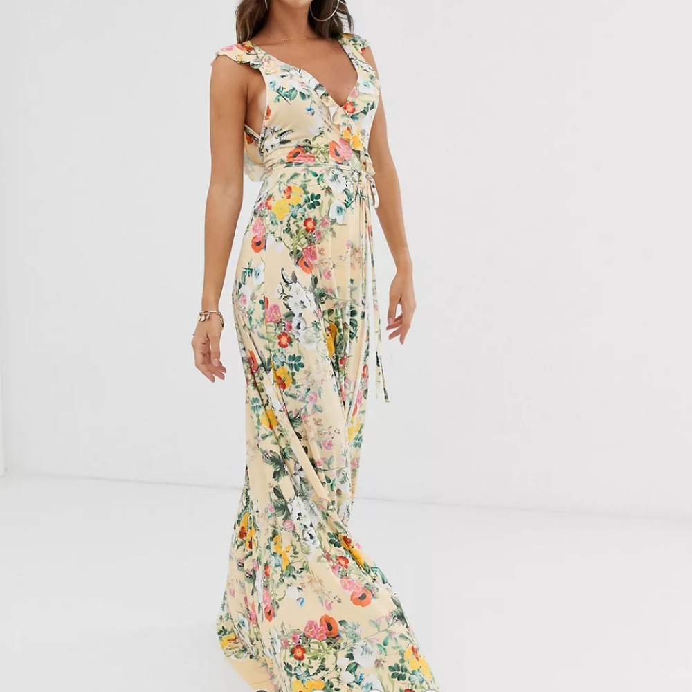 ASOS Floral Wrap Dress
